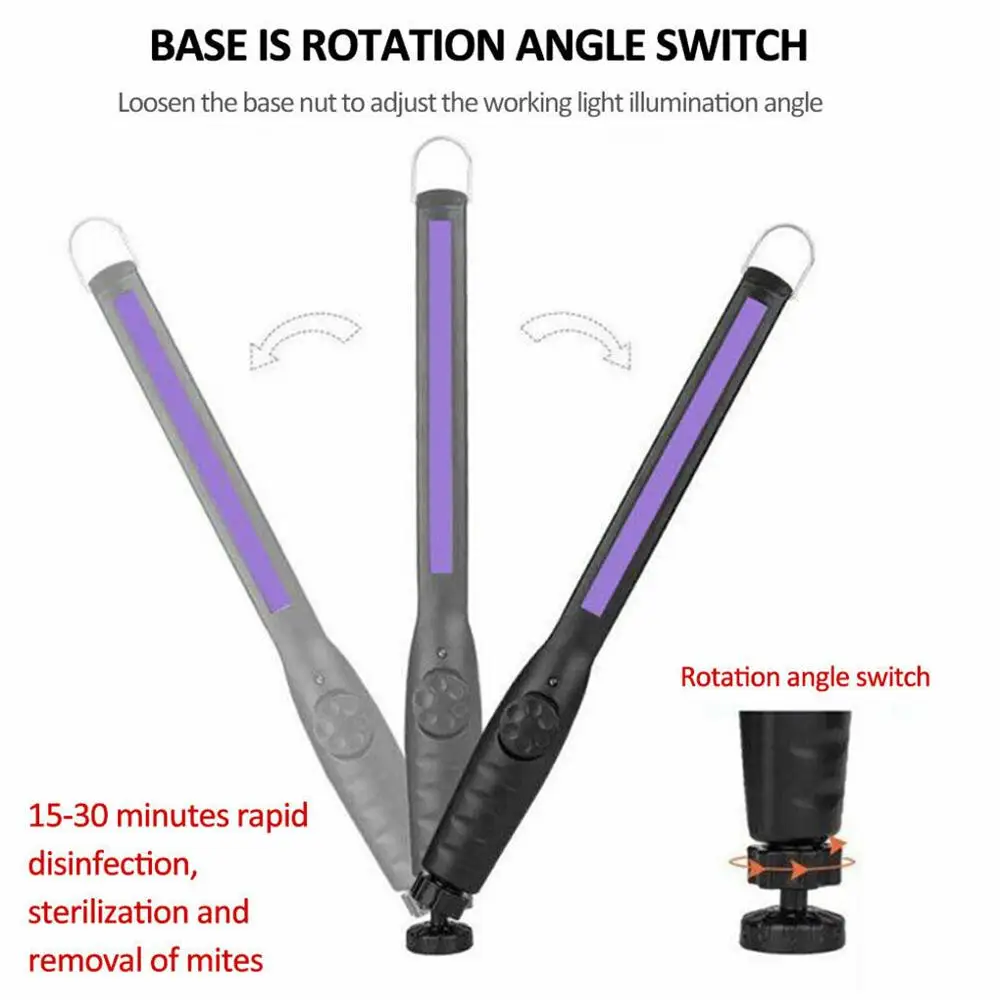 Фонарь для палочки ручной Светодиодный УФ-светильник дома отеля инструмент
