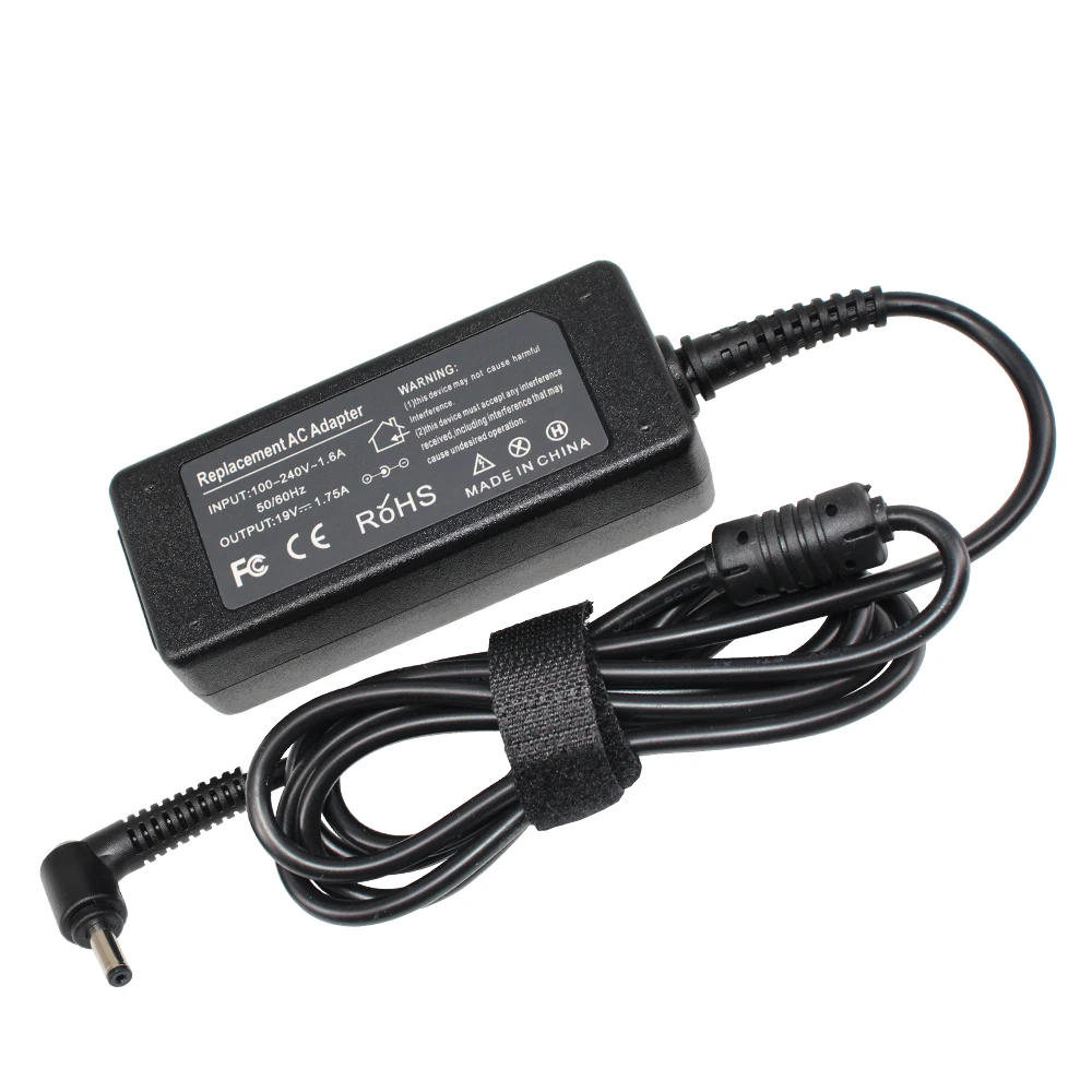 

Зарядное устройство для ноутбука Asus C202 Q200 S200E X202E C300ma, 33 Вт 19 в 4,0 а 1,35 * мм