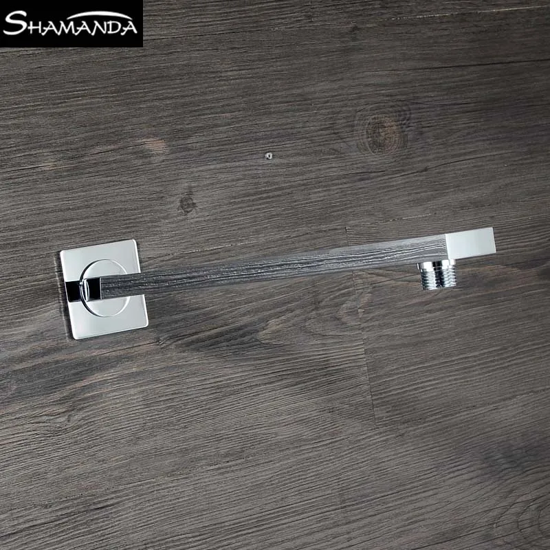 Настенный хромированный круглый кронштейн для душа аксессуары ванной комнаты