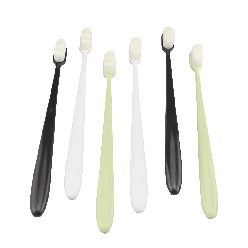 

3 Colors Ultra-fine Toothbrush Super Soft Bristle Deep Cleaning With Nano Brush For Oral Care Portable Travel Oral b Toothbrush