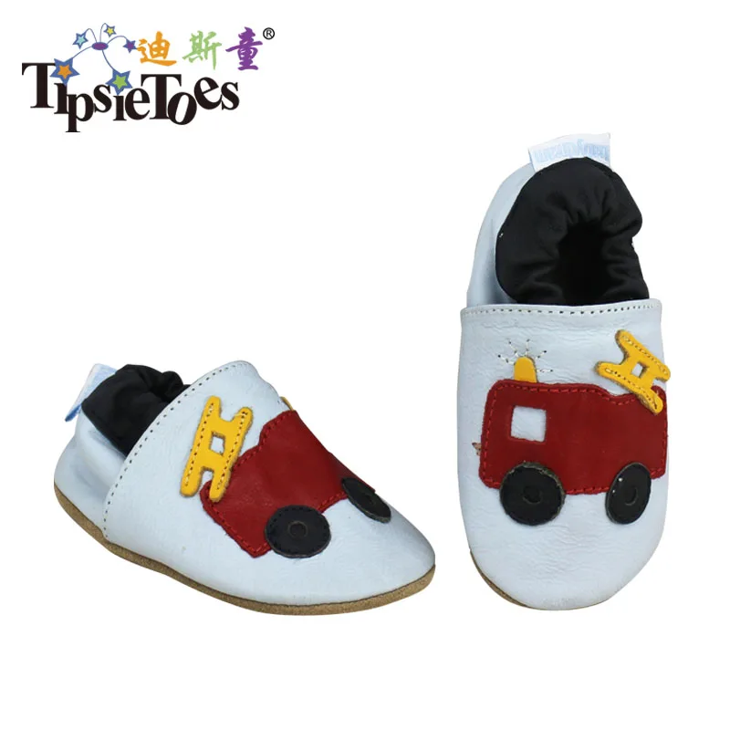 Tipsietoes/брендовая кожаная обувь для малышей с рисунком Мокасины мальчиков Обувь