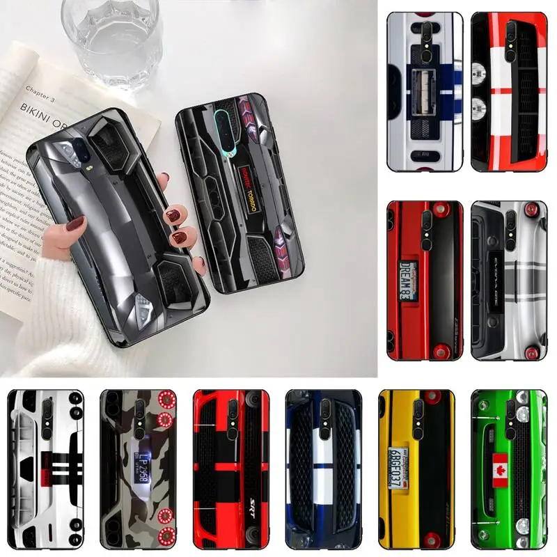 

HPCHCJHM car license plate Luxury Unique Design Phone Cover For Oppo A5 A9 2020 Reno2 z Renoace 3pro Realme5Pro