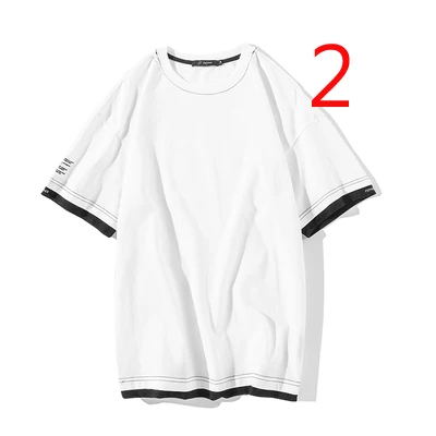 

Short-sleeved cotton t-shirt Summer men's slim cotton shirt collar men's tide brand shirt dx