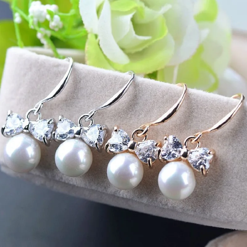 KingDeng Pearl Роскошные Циркон Серьги Заявление Женщины Ювелирные Изделия 2020 винтаж
