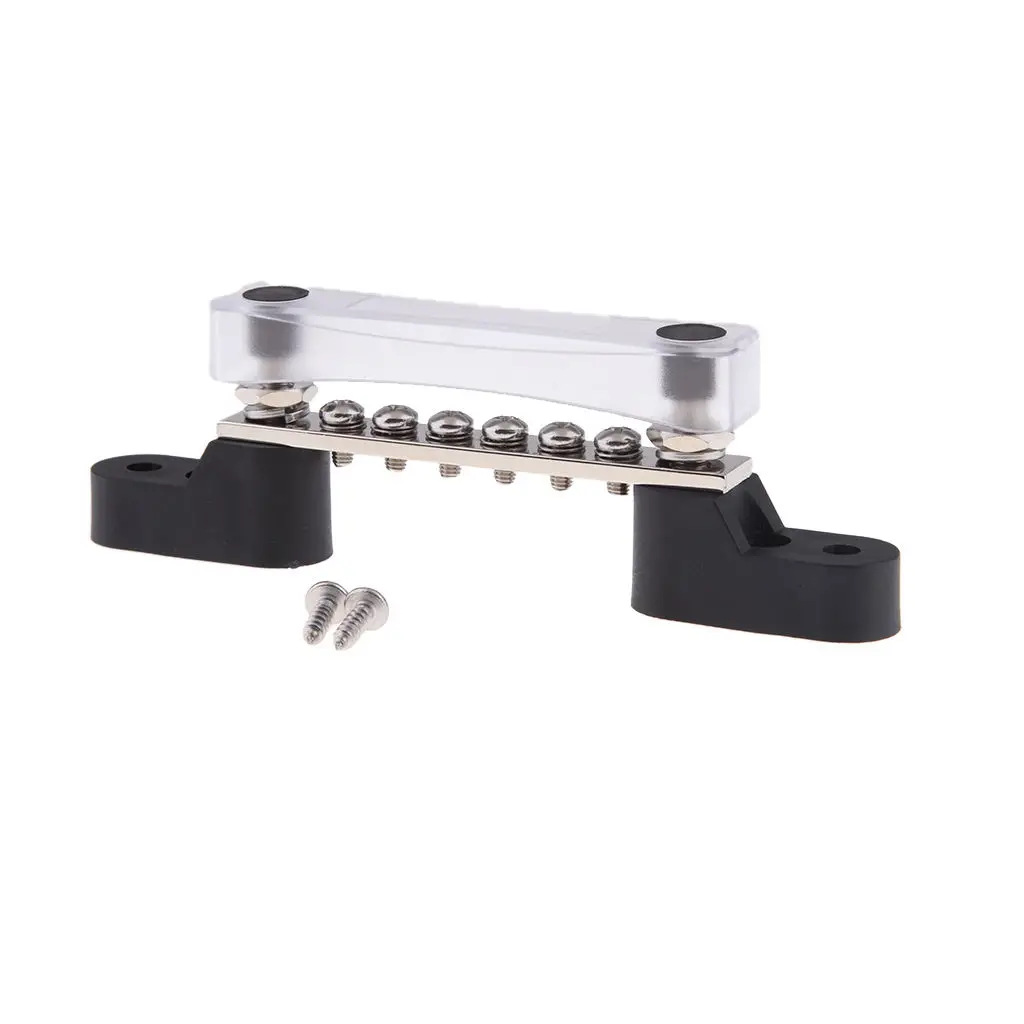 

Boat 2 Stud Bus Bar Electrical 6 Way Terminal Junction Block 12-48V 100A