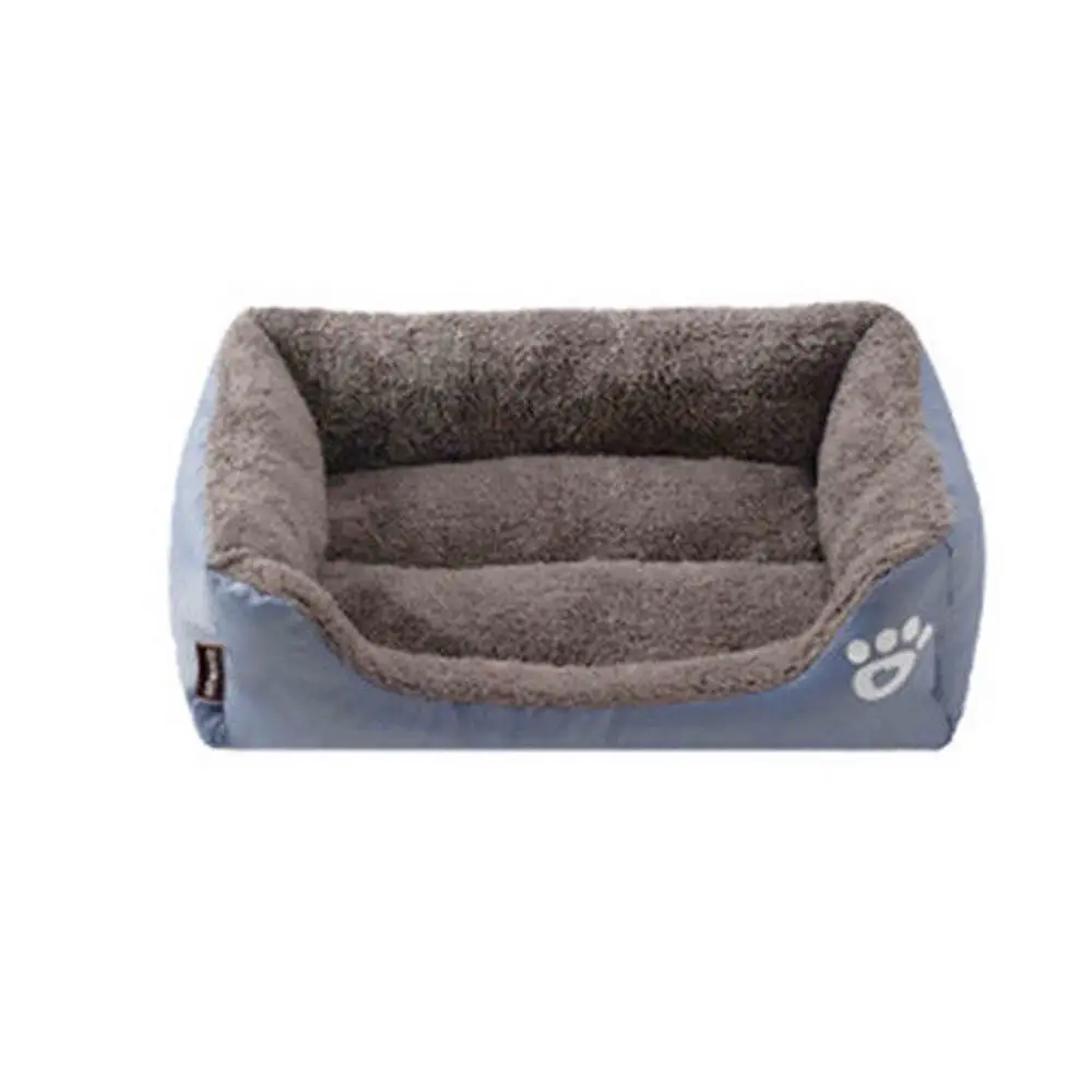 

(S-3XL) Large Pet Cat Dog Bed 3Colors Warm Cozy Dog House Soft Fleece Nest Dog Baskets House Mat Autumn Winter Waterproof Kennel