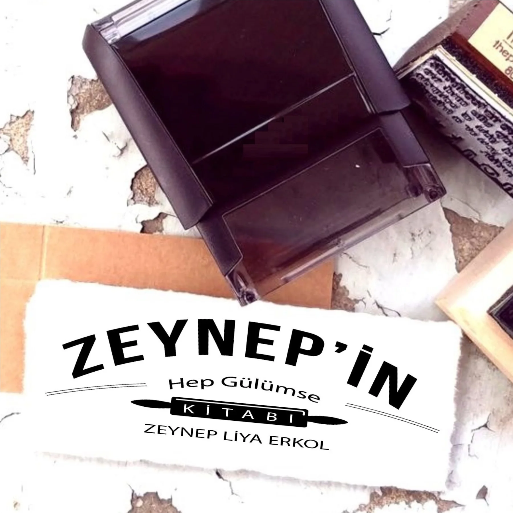 

Personalized Design Name Written Book Stamp-80