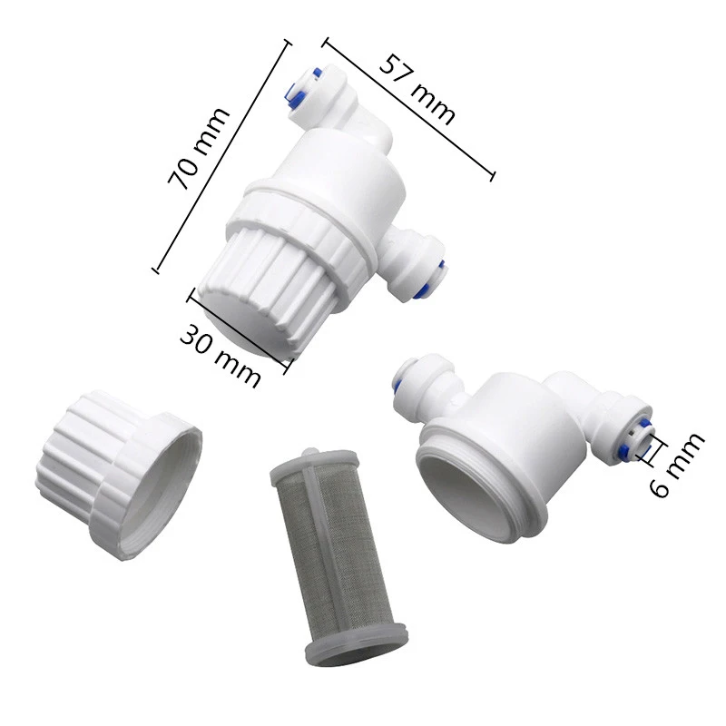 

1Pcs 1/4" Garden Water Filter Quick Access Micro-filter Water Purifier Front Stainless Steel Mesh Filters Home Garden Connectors
