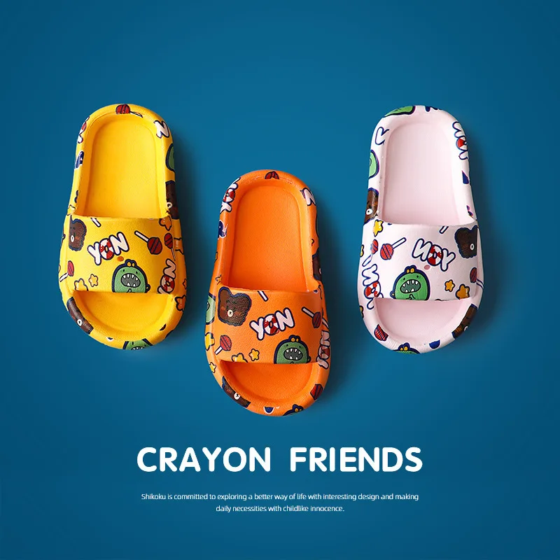 Children Slipper 2020 New Summer Cute Cartoon Small Kids Beach Little Girl Shoes Home Indoor non-slip sneakers | Спорт и развлечения