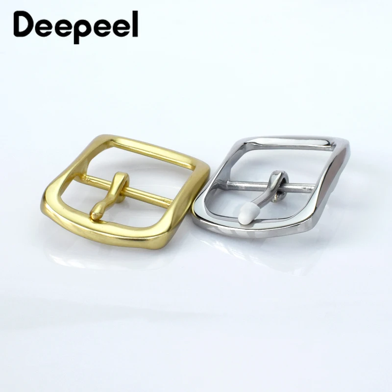 Мужская пряжка для ремня Deepeel 40 мм из твердой латуни нержавеющая сталь с язычком