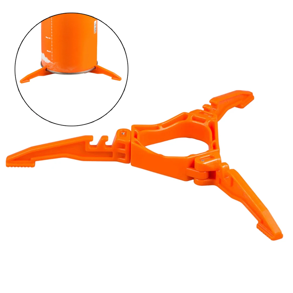 Оранжевый открытый кемпинг газовый бак Кронштейн Бутылка Полка Картридж стойка