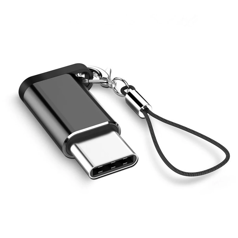 2019 Hot Type C Adapter Micro USB to USB-C Converter with Keychain for Samsung HTC MacBook For DOY | Мобильные телефоны и