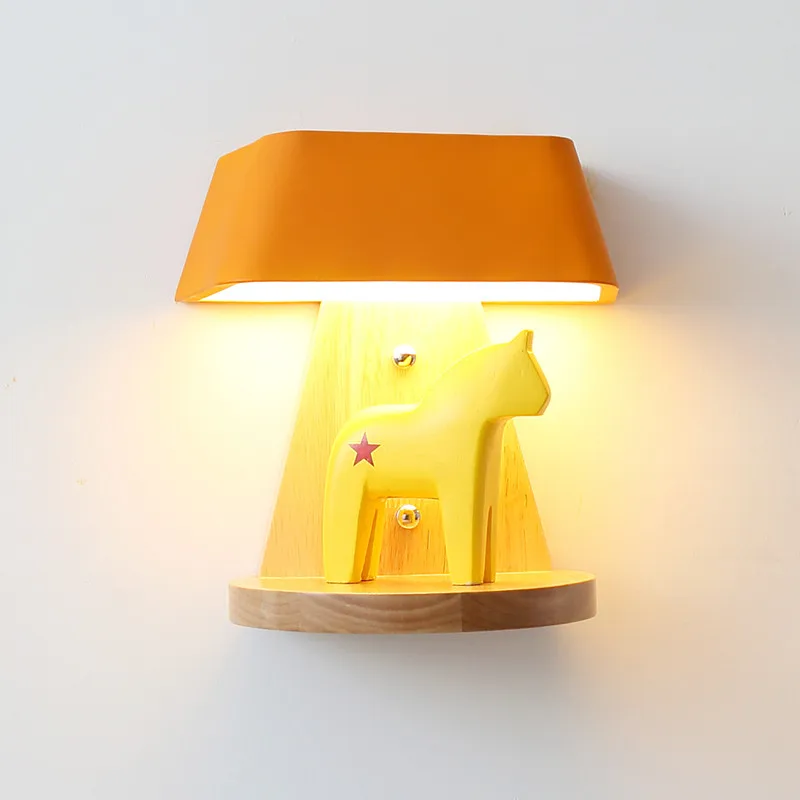 Скандинавская прикроватная настенная лампа светодиодные светильники для