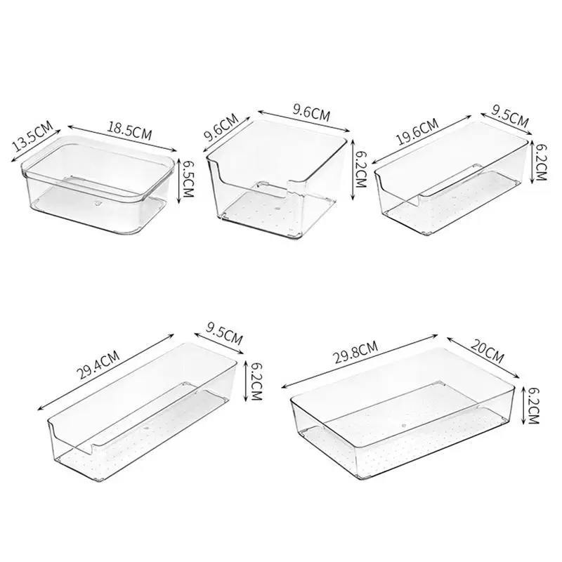 

7pcs Storage Boxes Kitchen Tableware Storage Boxes Separate Storage Boxes