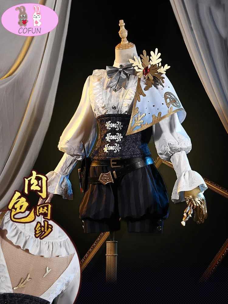 

Anime! Identity V Edgar Valden Painter Alchemist Golden Ratio Suit Lovely Uniform Cosplay Costume Halloween Outfit For Women