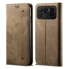 Роскошный кожаный чехол-книжка в стиле ретро с бумажником и подставкой для Xiaomi Mi 11 Ultra Mi 11 Lite Redmi Note 10 9 9S 9 Pro, чехол-книжка с магнитной застежкой