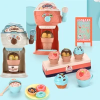 kids coffee play set girls toys for children xmas birthday gifts coffee machine toys for boys house game ice cream juguetes nina