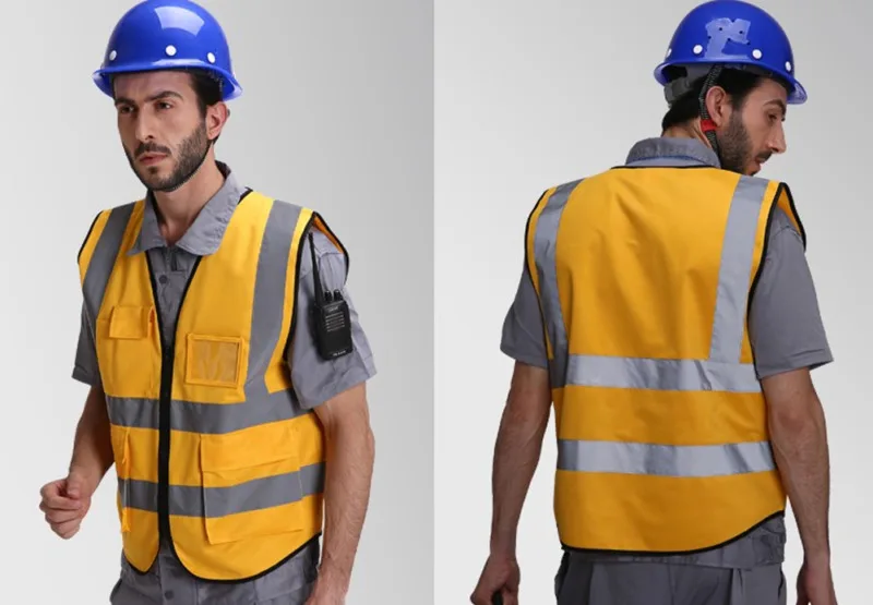 

Hi-Vis Visibility Security Muticolor Vest Two Tone Reflective Safety Waist Coat