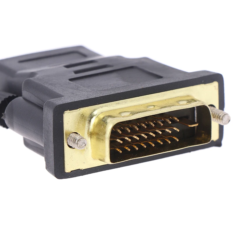 Горячая Распродажа 1 шт. DVI D 24 + штыревой штекер HDMI Женский адаптер конвертер HDTV