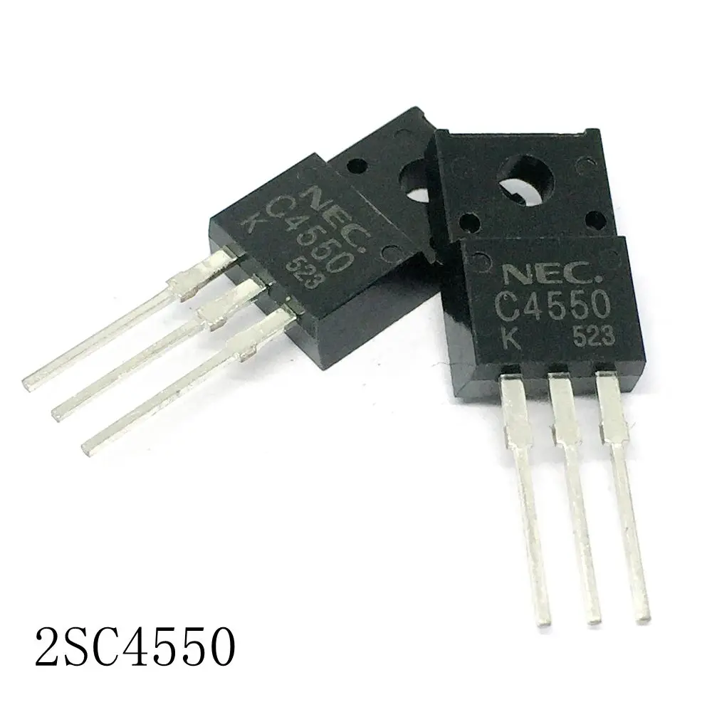 Высокоскоростной импульсный транзистор 2SC4550 TO 220F 7A/100В 10 шт./лот Новинка в