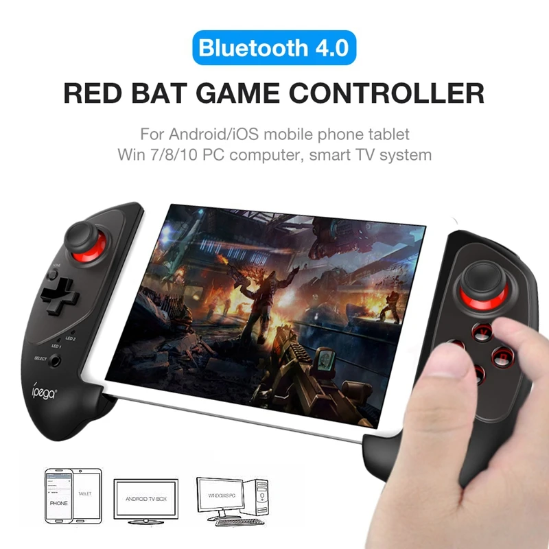 

Ipega Pg-9083S Bluetooth 4.0 Wireless Gamepad For Android/Ios Retractable Gamepad Practical Telescopic Handle Pad