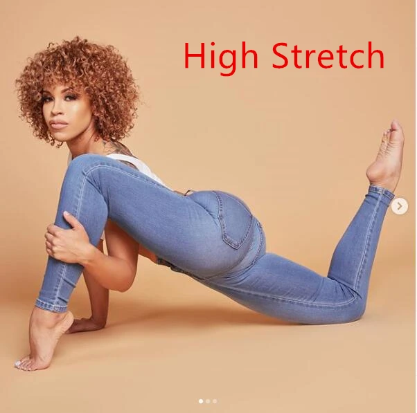 

New Jeans Women High Stretch Skinny Denim Pencil Pants Jeggings Ladies Sexy Push Up Streetwear Jeans Trousers Mujer Pantalones