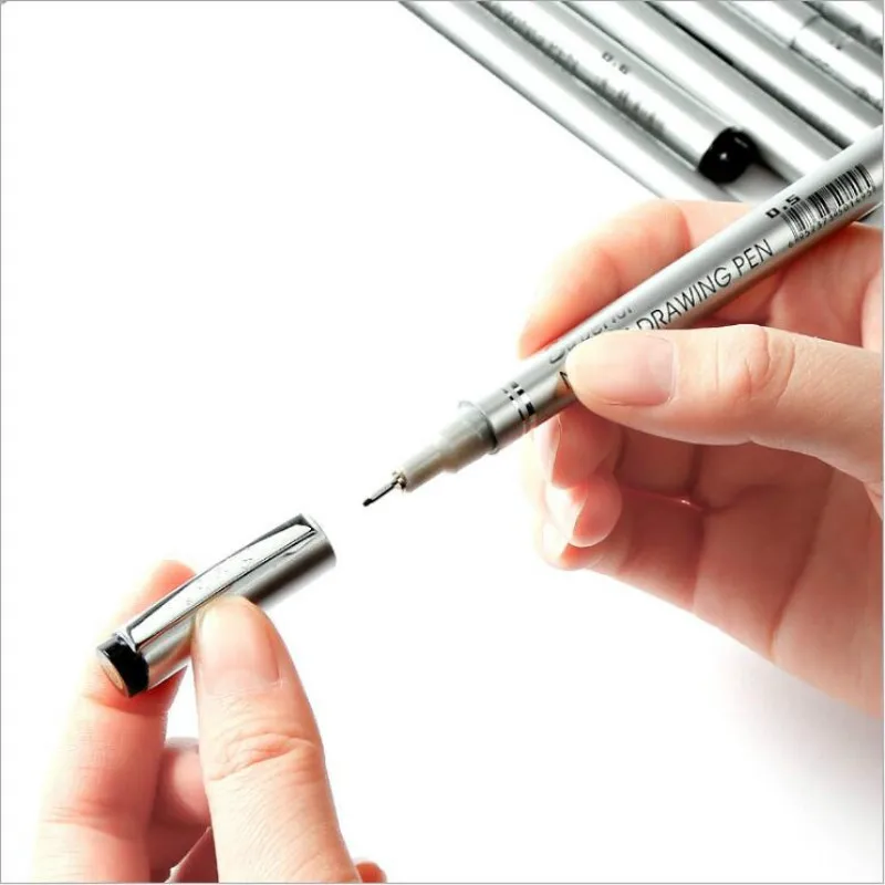 Ручка Pigma micron Stroke hook line нарисованная вручную игла наконечник графическая ручка