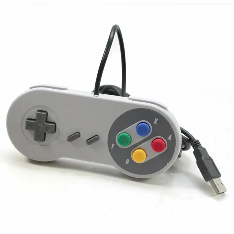 

USB ретро супер Nintendo контроллер SNES Джойстики для Win PC/MAC геймпад