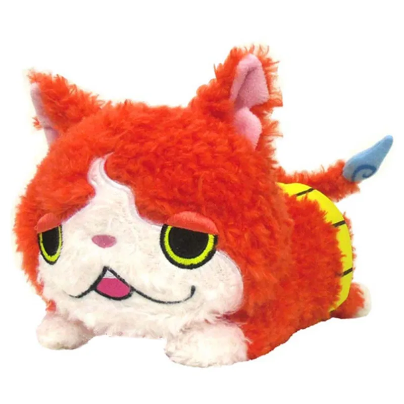Новые милые аниме Йо-Кай часы Jibanyan лежащий плюшевый 22 см для девочек и мальчиков