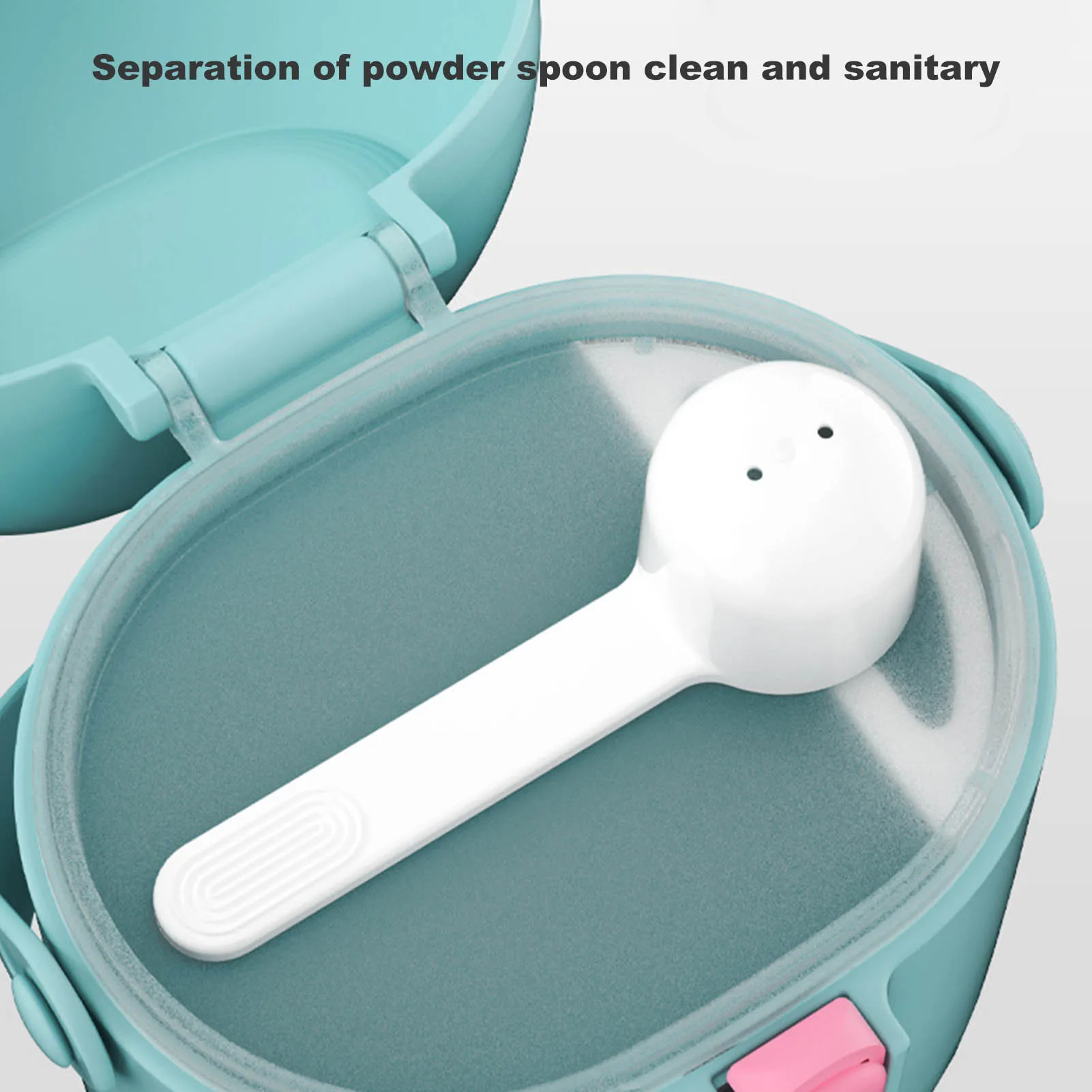 

Milk Powder Storage Box With Spoon Portable Baby Snack Container Baby Food Snack Container Newborn Feeding Accessories New