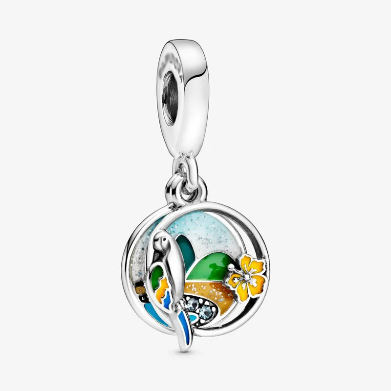 

Amas Brazil Beach And Parrot Pendant Wild Clavicle Chain Parrot Pendant Gift