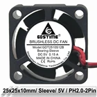 Вентилятор охлаждения Gdstime 2510, 25 мм, 25 мм x 25 мм x 10 мм, 2 контакта, 5 В, 10 шт.
