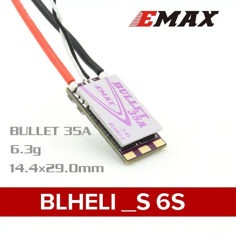 EMAX Bullet 6A 12A 15A 20A 30A 35A ESC микроподдержка Onshot42 Multishot Dshot для FPV Racing Drone