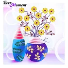 Алмазная мозаика Стразы с цветочной вазой