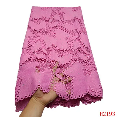 Tissu africain broderie coton нигерийский шнур кружевной ткани высокое качество Гипюр Вышивка Французская ткань кружево для вечернего платья - Цвет: As Picture