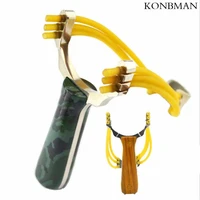 powerful aluminium alloy slingshot crossbow hunting sling shot catapult camouflage bow outdoor camping travel kits