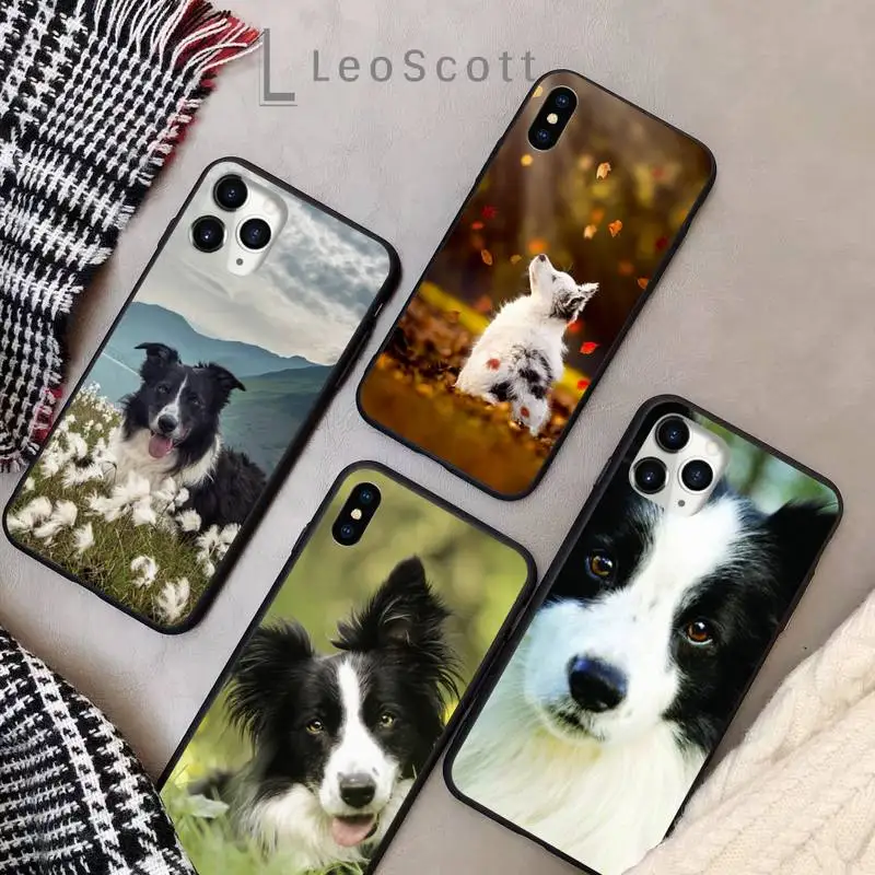 

Border Collie Dog Breed Phone Case for iPhone 11 12 pro XS MAX 8 7 6 6S Plus X 5S SE 2020 XR Soft silicone