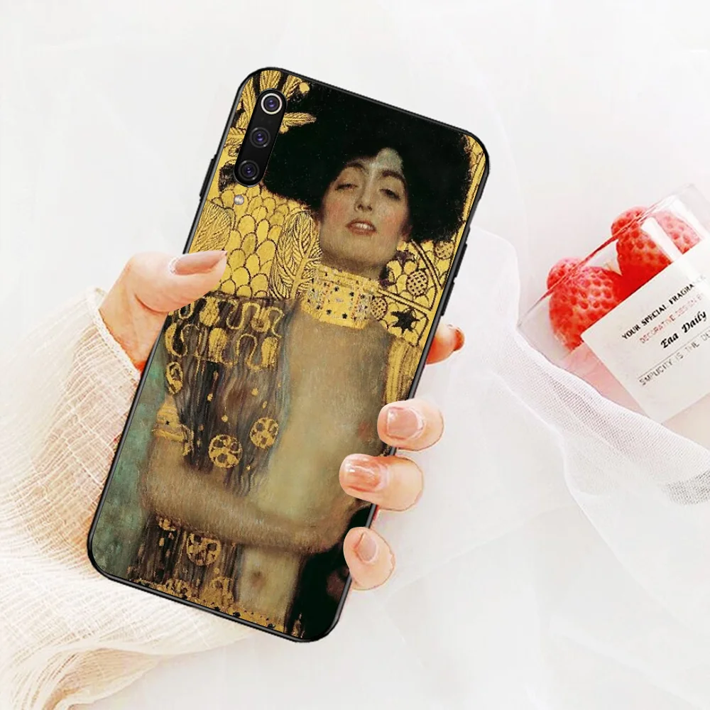 

NBDRUICAI Kiss by Gustav Klimt Design Phone Case Cover for Xiaomi 8 9 se 5X Redmi 6pro 6A 4X 7 5plus note 5 7 6pro