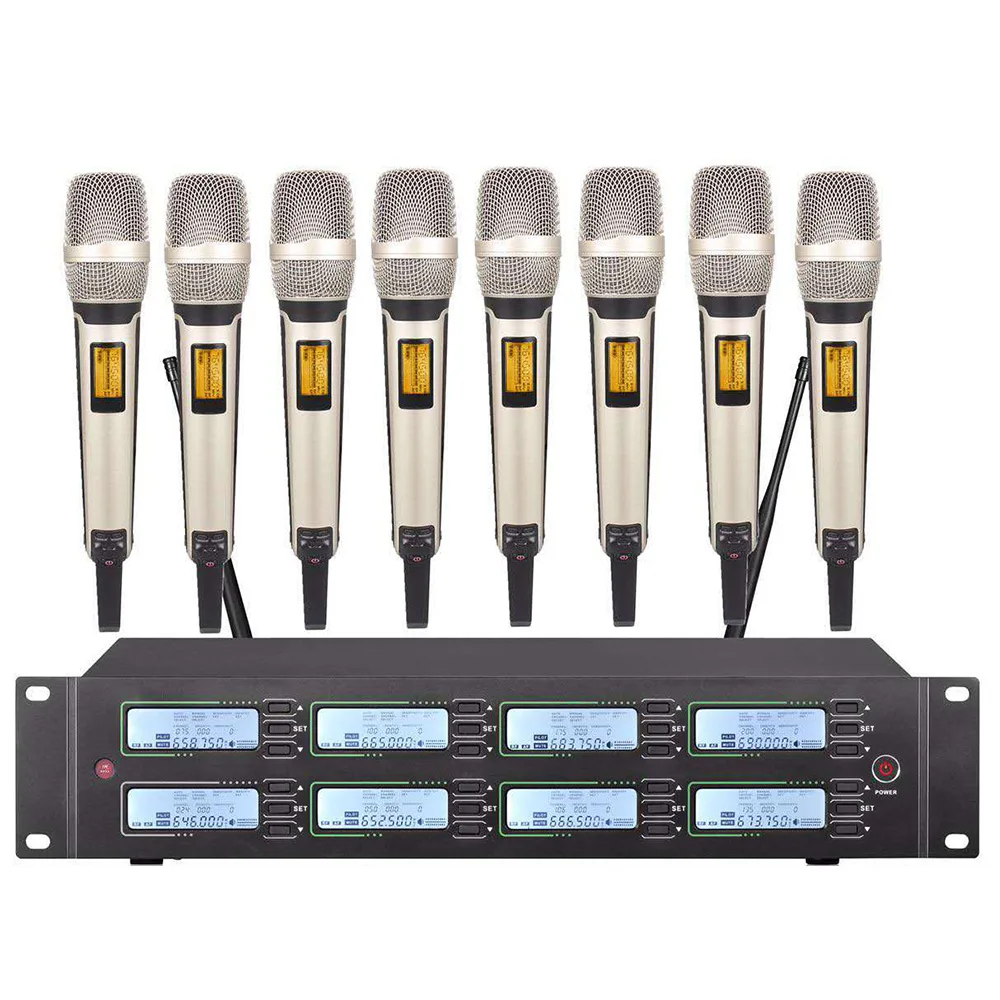 

Professional UHF wireless microphone system metal 9000 handheld microphone for church microphone school family KTV microphone