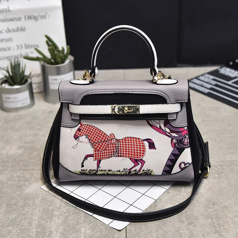 2019 модная сумка из искусственной кожи Сицилийская повседневная женская через