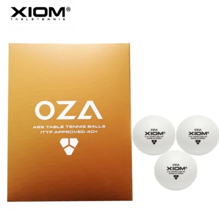 

12 мячей XIOM 2019 Новинка OZA 3-звездочные мячи для настольного тенниса (со швом, ABS 40 +) Пластиковые Мячи для пинг-понга одобрено ITTF