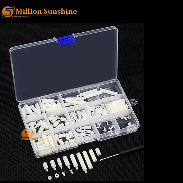 Набор винтов Raspberry Pi 210 шт./лот пластиковые винты и гайки + отвертка коробка для