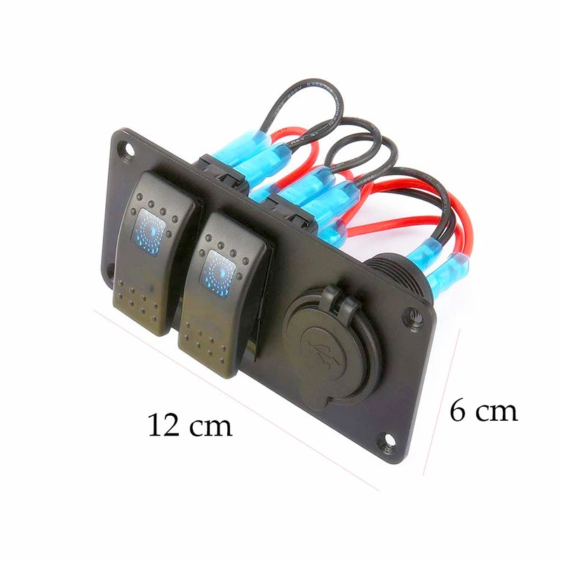 2 группы переключателей панель для лодки яхты морской мотоцикл грузовик