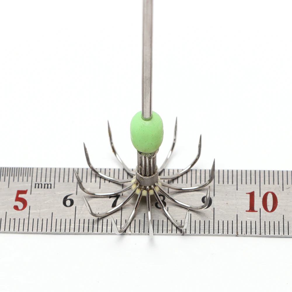 2 шт./лот крючок для зонтика надувной трубчатый светящийся морской рыбалки