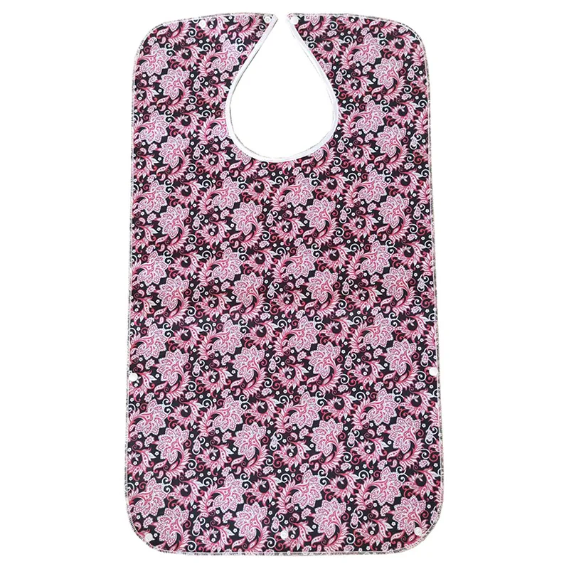 Водонепроницаемый взрослый нагрудник для еды Регулируемый напечатанный