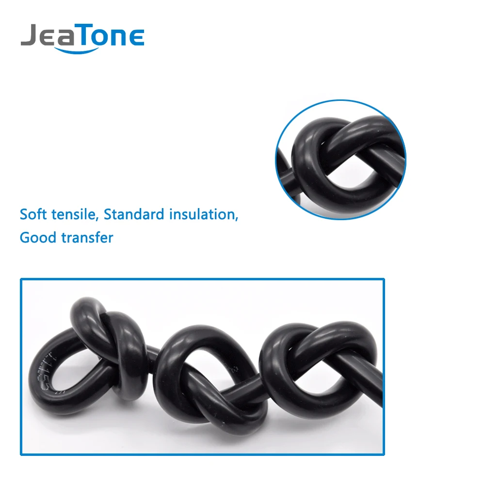 JeaTone Tuya smart Video intercom Удлинительный кабель 4x0 12 мм 10 метров луженая медная проволока