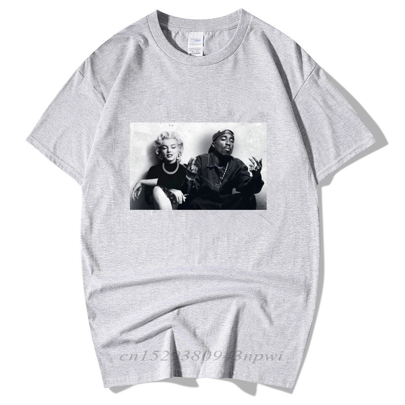 

2021 Summer Fashion Design Legends Marilyn Monroe T Shirt Men Casual Hip Hop Short Sleeve Round Neck Cotton T-Shirt