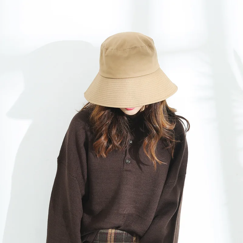 

Однотонная Корейская удобная модная Рыбацкая шляпа для бега досуга шляпа от солнца для влюбленных уличная шляпа для отдыха (размер S/L)