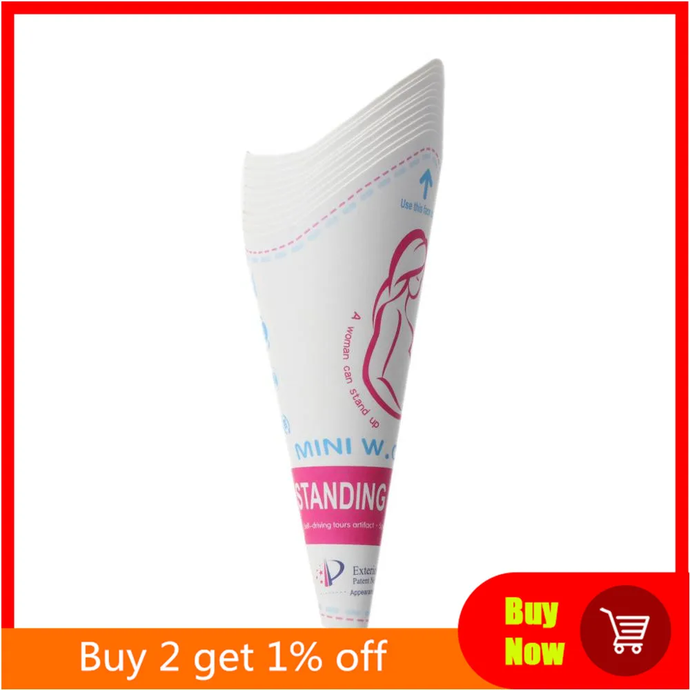 10 шт./лот одноразовые Бумага писсуар женские мочеиспускание устройство встать Пи