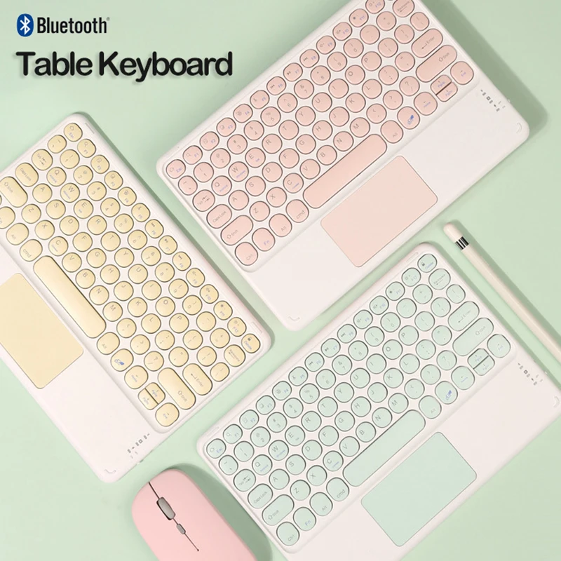 

10'' Bluetooth Keyboard with touchpad Tablet PC Laptop Phone Wireless Keyboard for iPad Pro 11 Air 4 3 2 1 for Huawei/Xiaomi